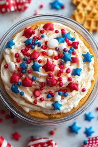 Red White Blue Funfetti Dip