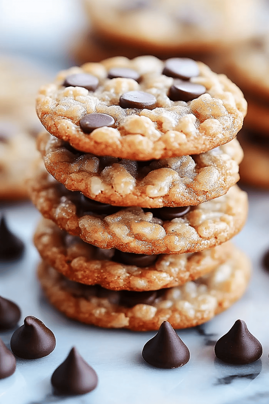 Rice Krispie cookies slice on plate showing perfect texture and swirl pattern