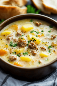 Sausage potato soup