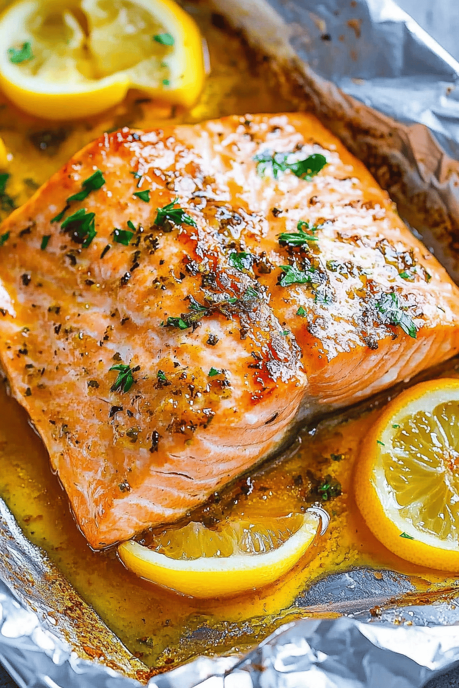 Sheet Pan Salmon ingredients organized and measured on kitchen counter
