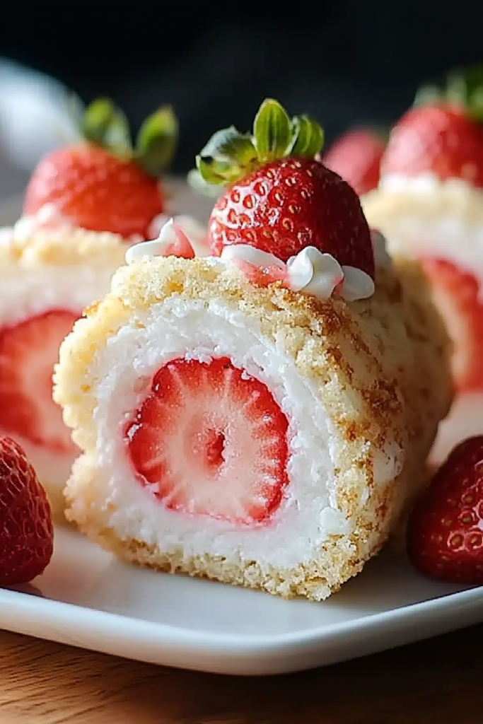 Strawberry Shortcake Sushi