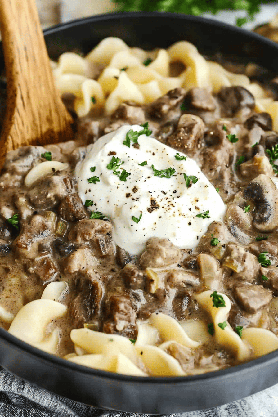 beef stroganoff