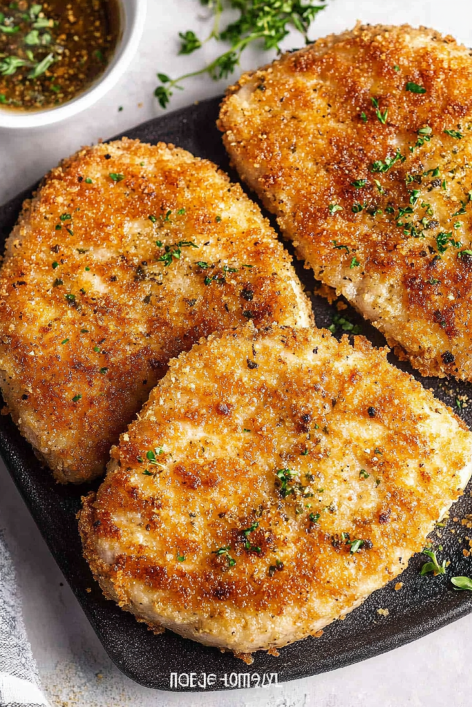 breaded pork chops