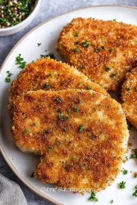 breaded pork chops