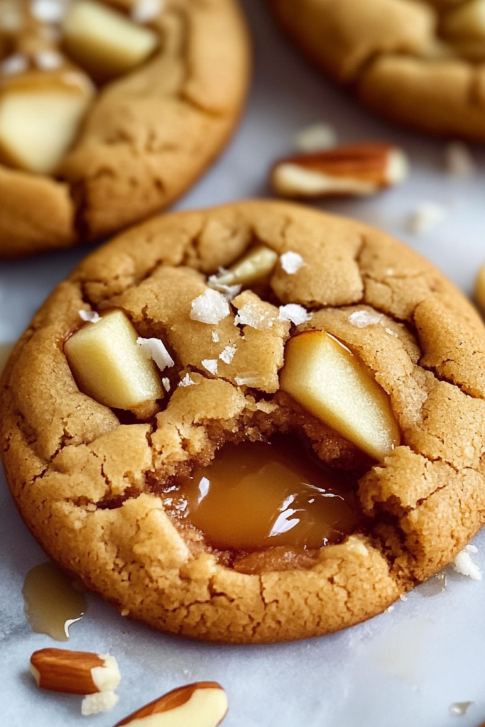 caramel apple cookies