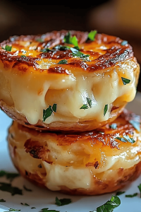 cheesy potato puff bites