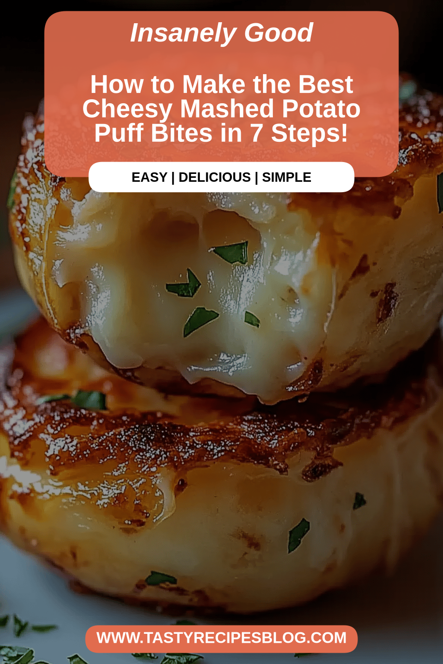 cheesy potato puff bites final dish beautifully presented and ready to serve