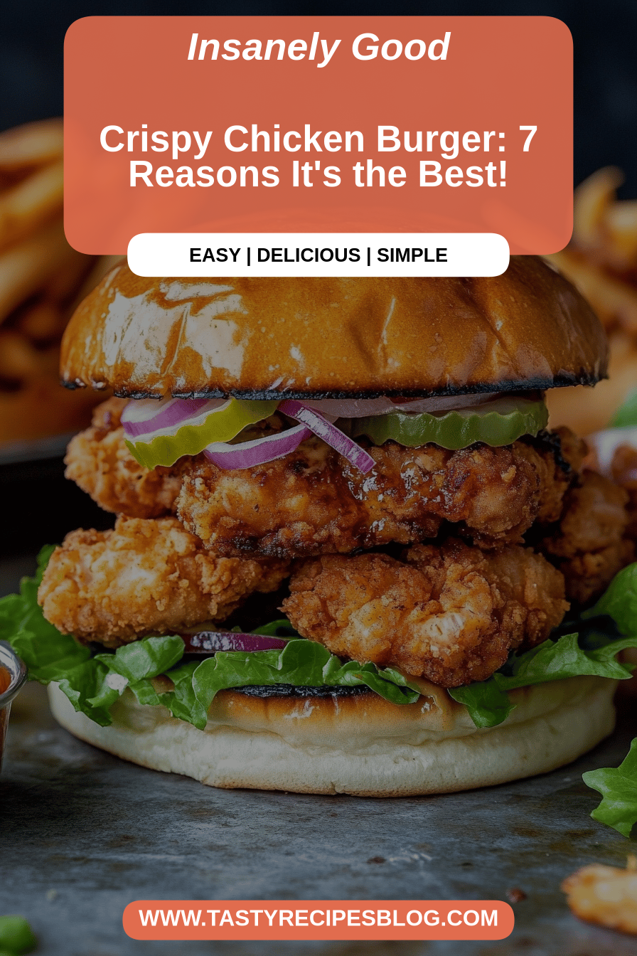 chicken burger final dish beautifully presented and ready to serve