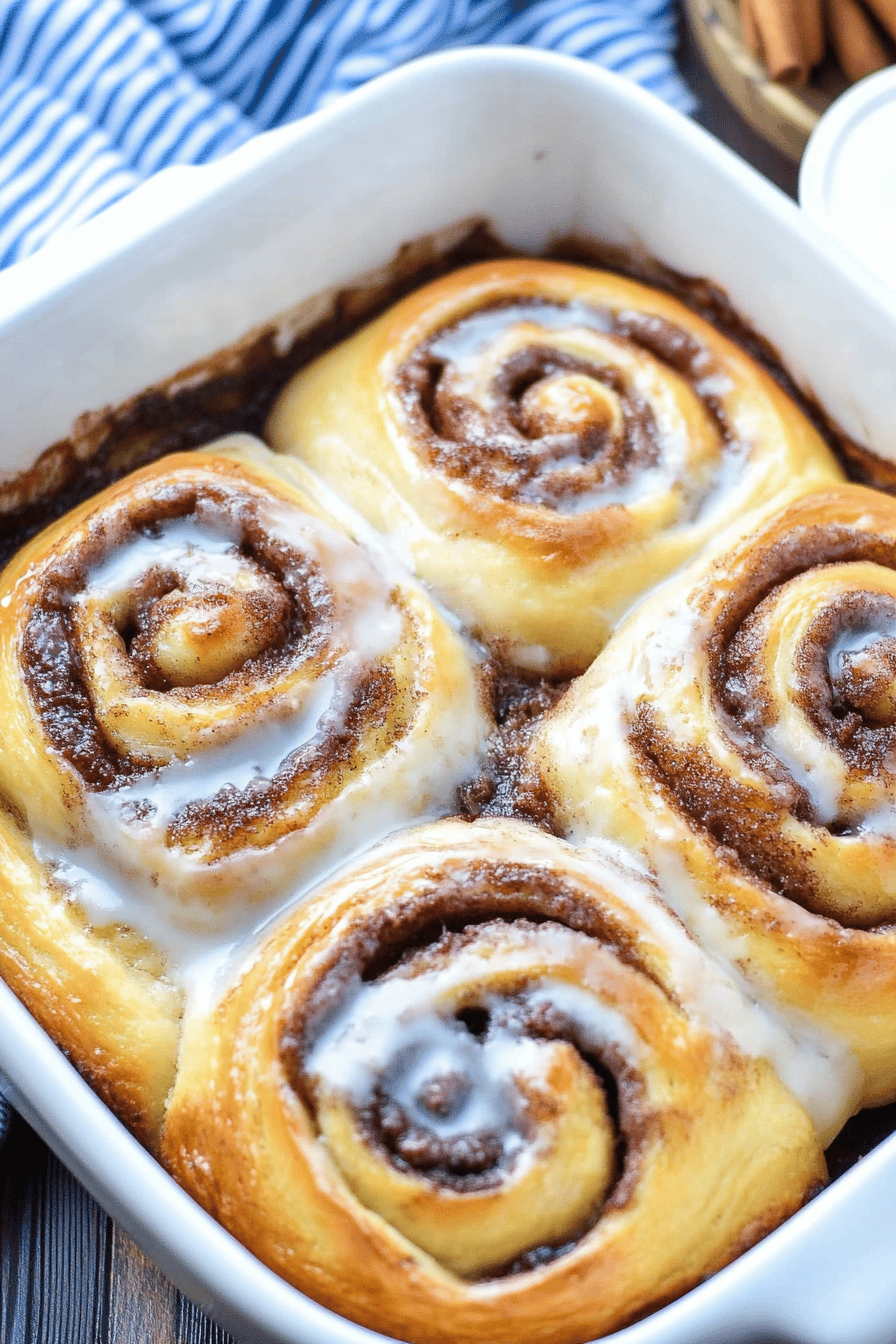 cinnamon rolls recipe slice on plate showing perfect texture and swirl pattern