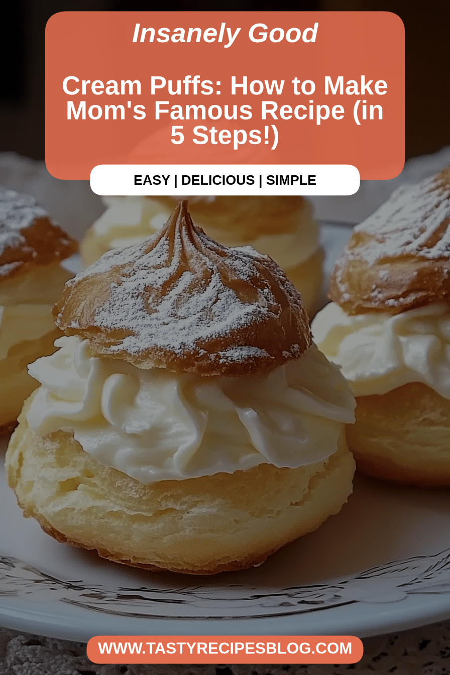 cream puffs final dish beautifully presented and ready to serve