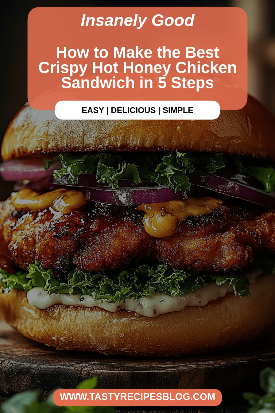 hot honey chicken sandwich final dish beautifully presented and ready to serve