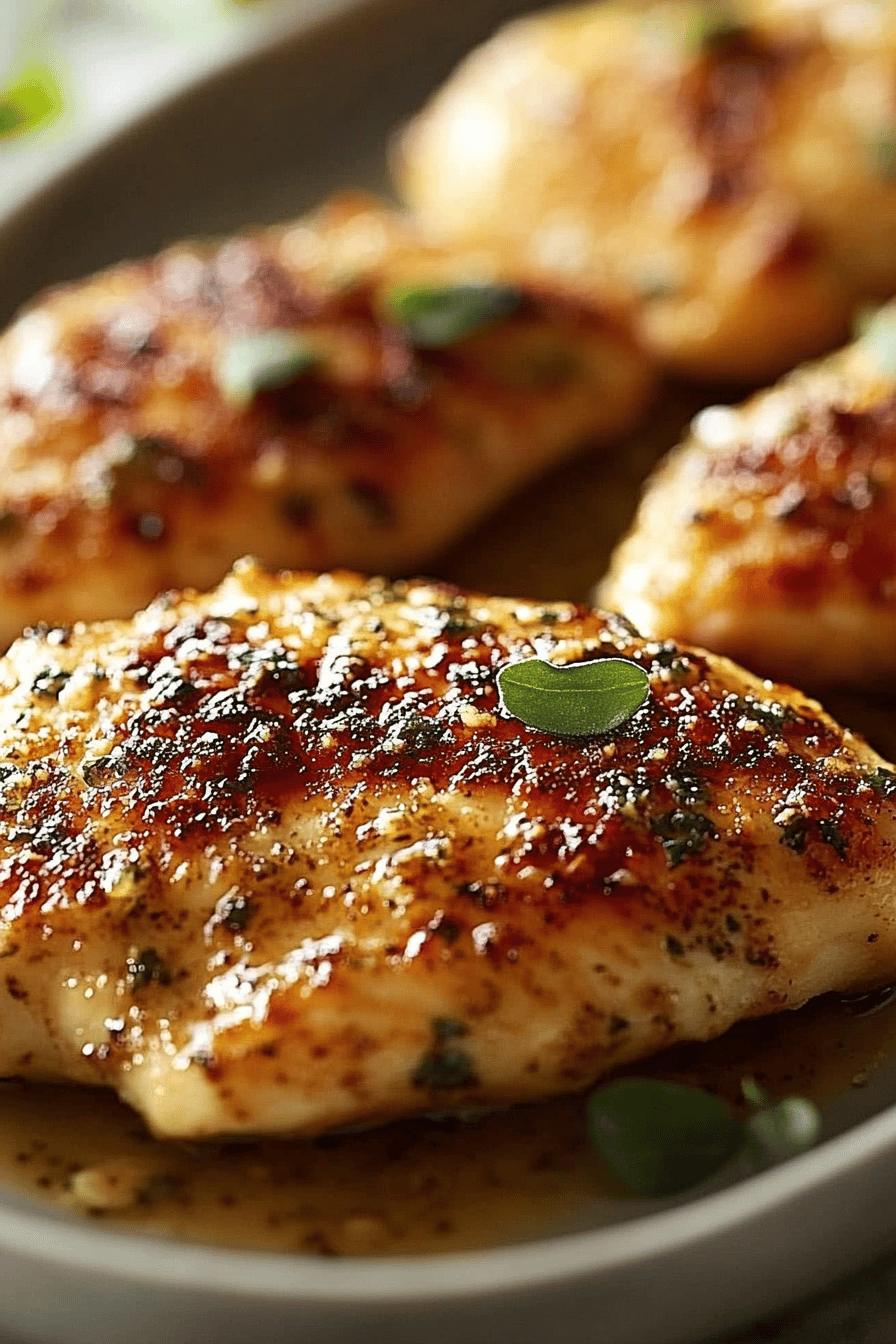 melt-in-your-mouth chicken ingredients organized and measured on kitchen counter