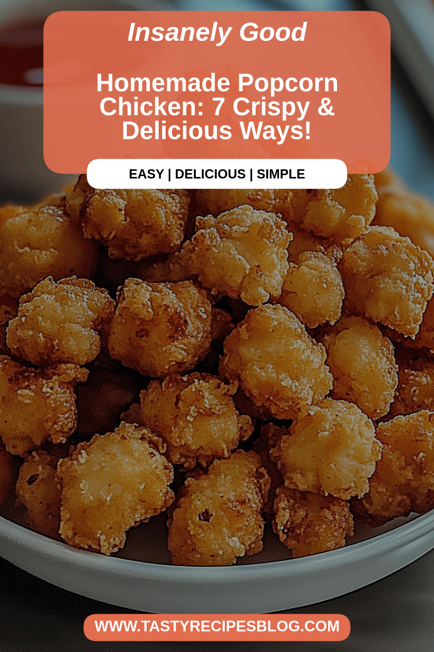 popcorn chicken recipe final dish beautifully presented and ready to serve