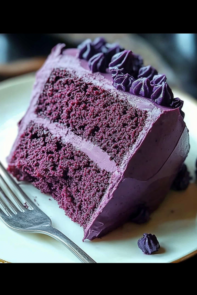 purple velvet cake