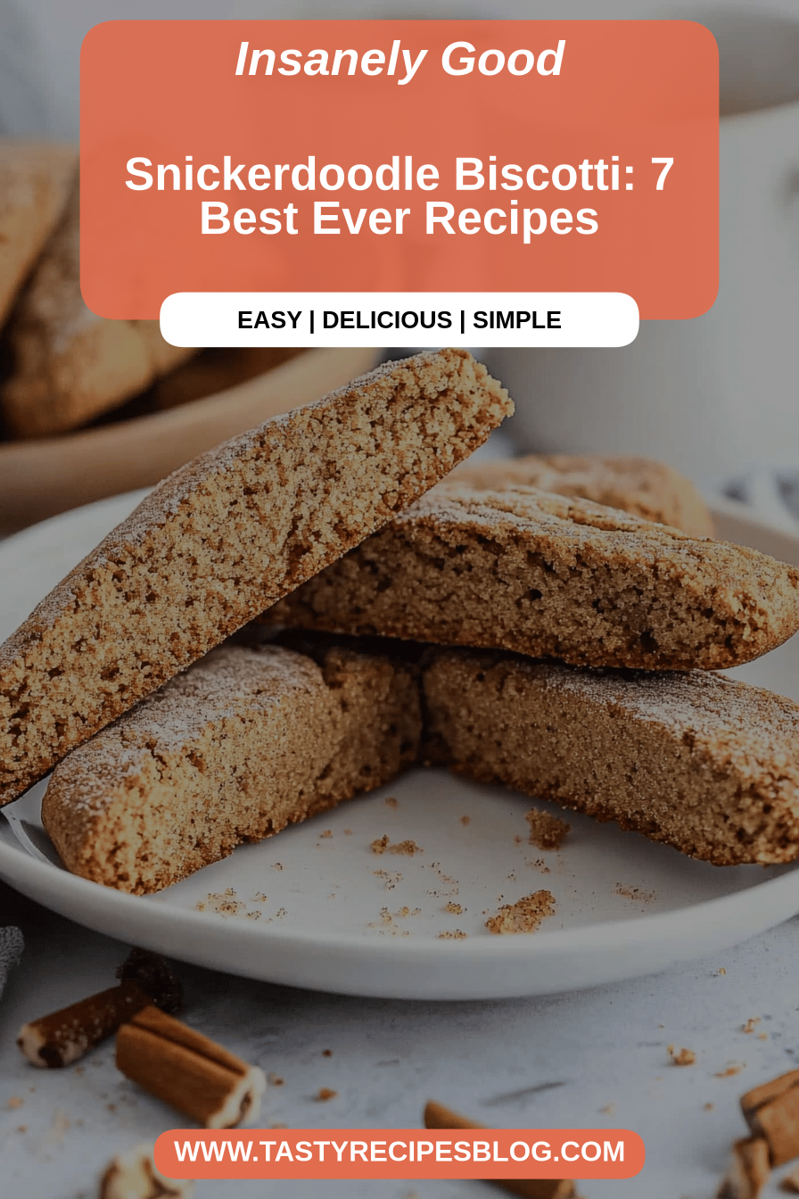 snickerdoodle biscotti final dish beautifully presented and ready to serve