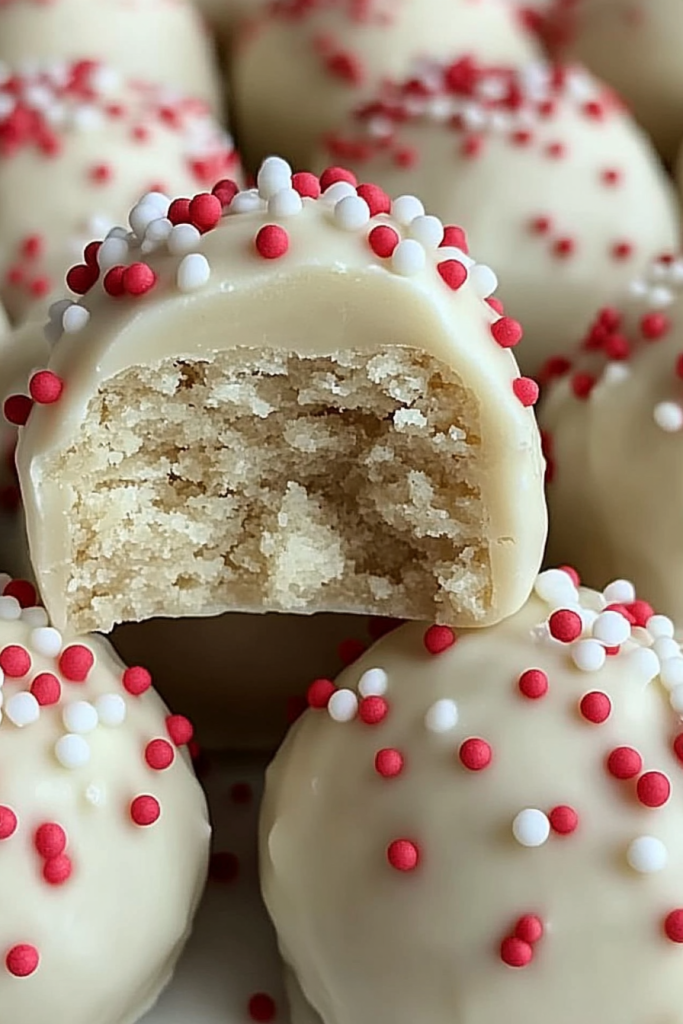 sugar cookie truffles