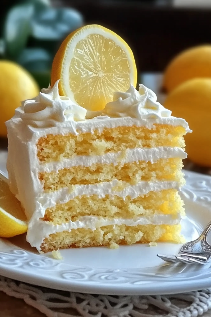 Italian Lemon Cream Cake