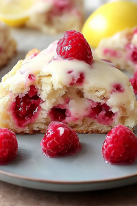 Lemon Raspberry Scones