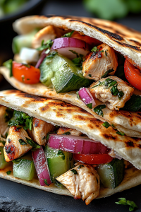 Mediterranean Chicken Pita
