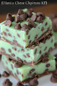 Mint Chocolate Chip Fudge