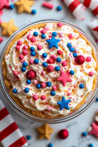 Red White Blue Funfetti Dip