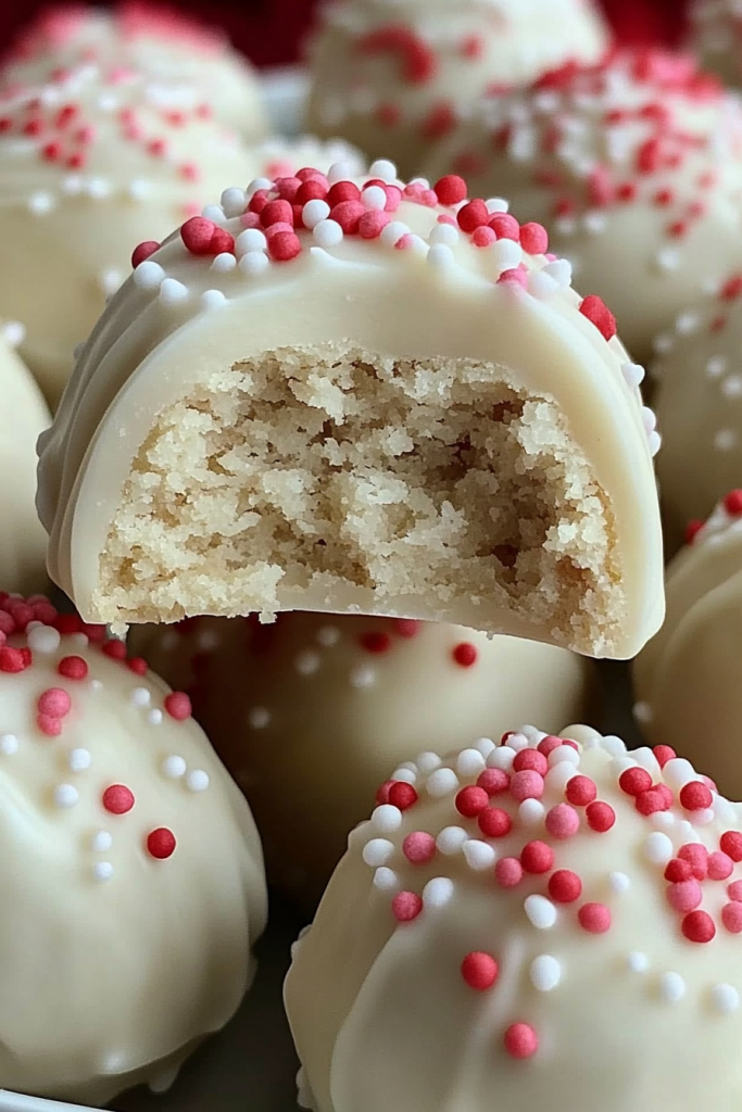 Sugar cookie truffles