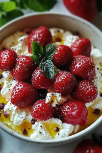 Whipped Feta Strawberries