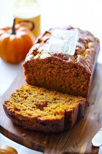 coconut oil pumpkin bread