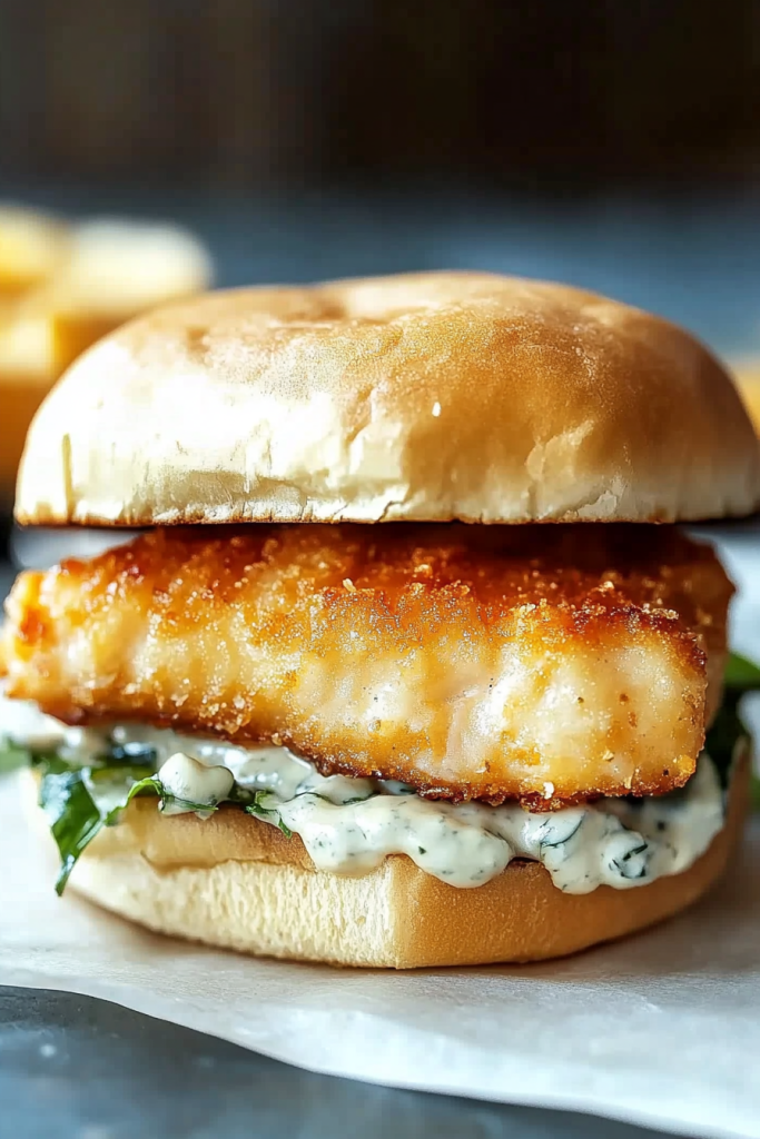 cod fish sandwich