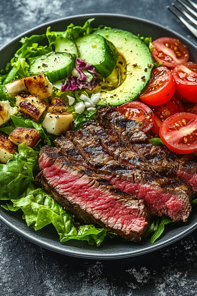 grilled steak salad