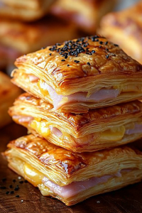 ham cheese puff pastry