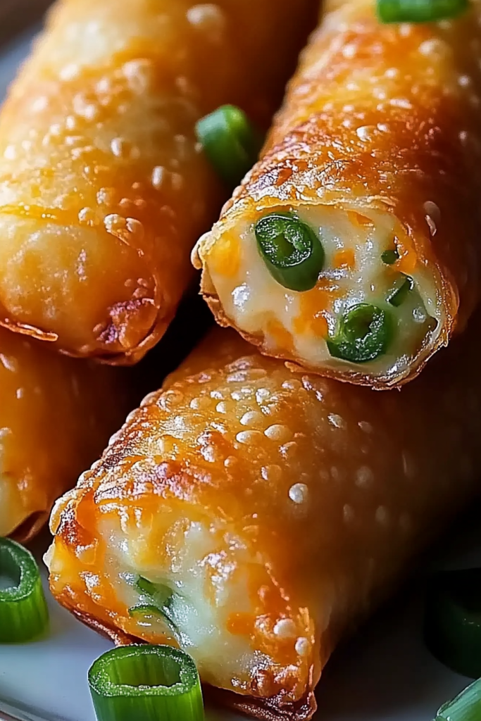jalapeno popper egg rolls