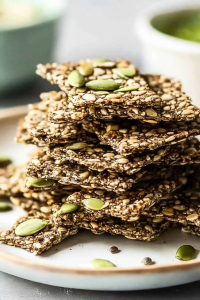 mixed seed crackers