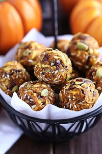 pumpkin no-bake energy bites