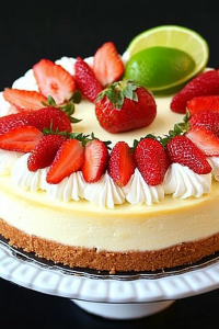 strawberry margarita cheesecake