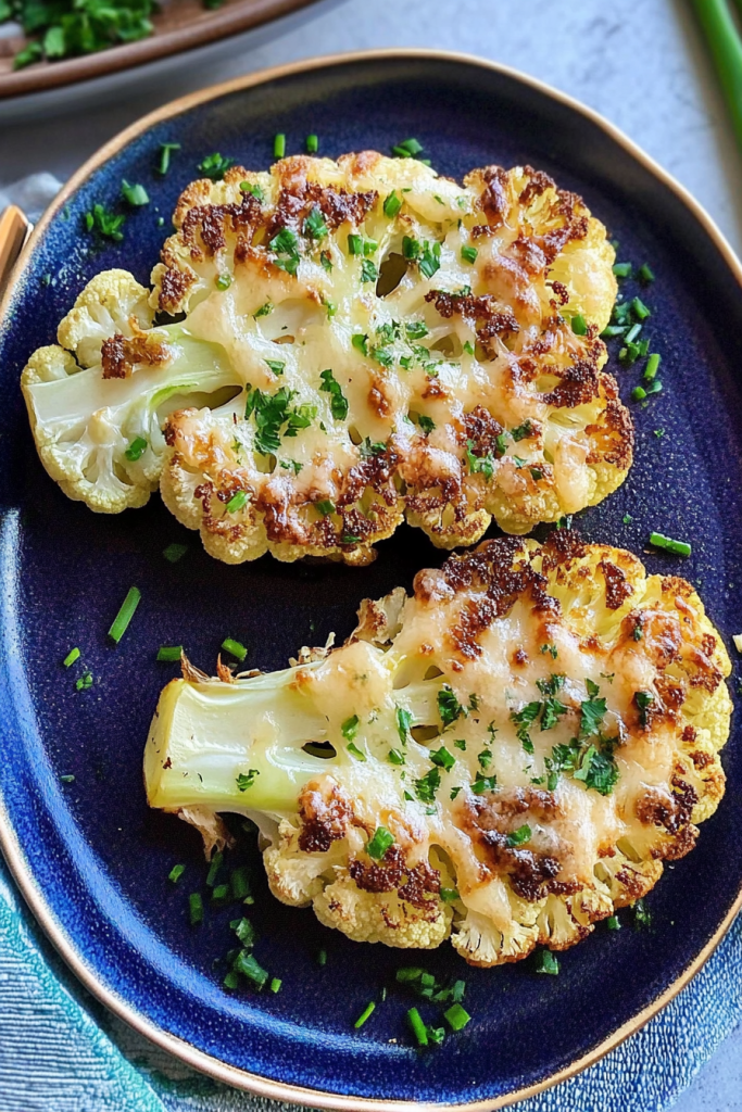 Cheesy Cauliflower Steaks