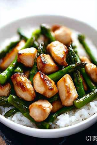 Chicken Asparagus Stir Fry