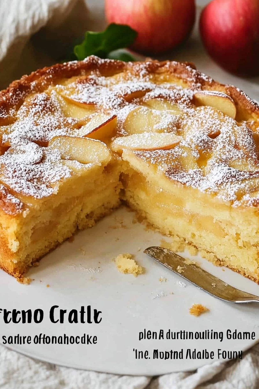French apple cake