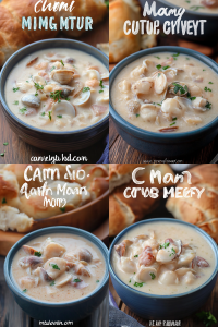 Moms clam chowder