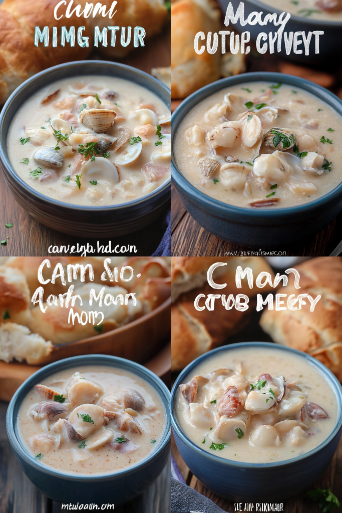 Moms clam chowder