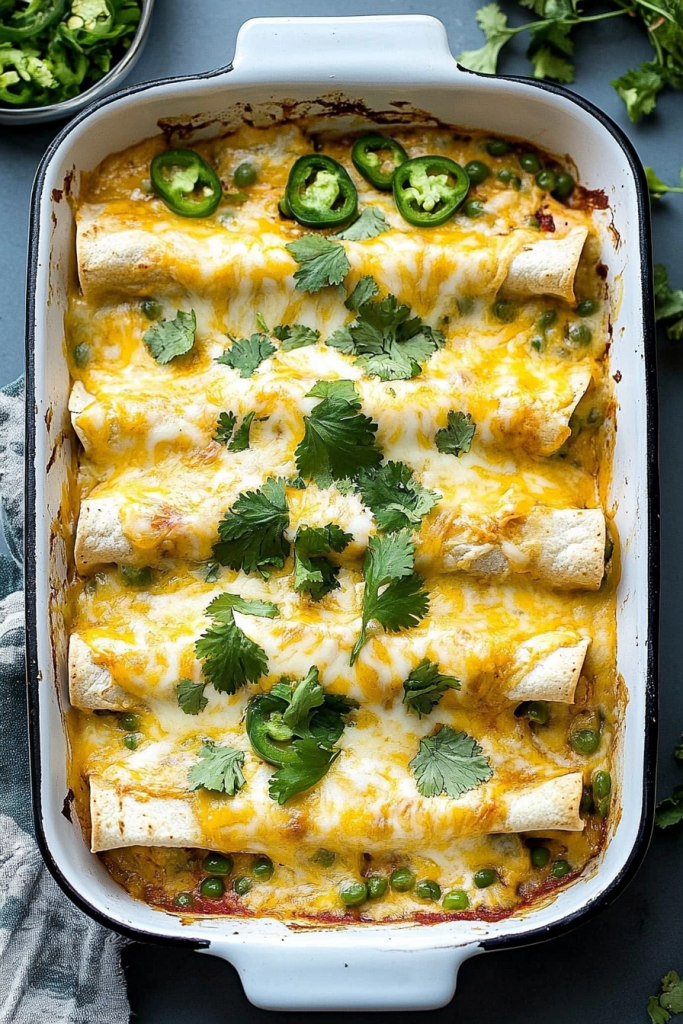 chicken bean enchiladas