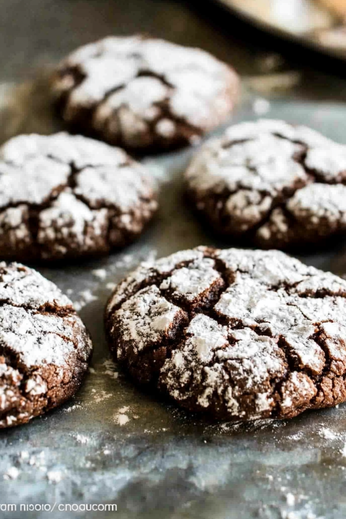 chocolate crinkle cookies
