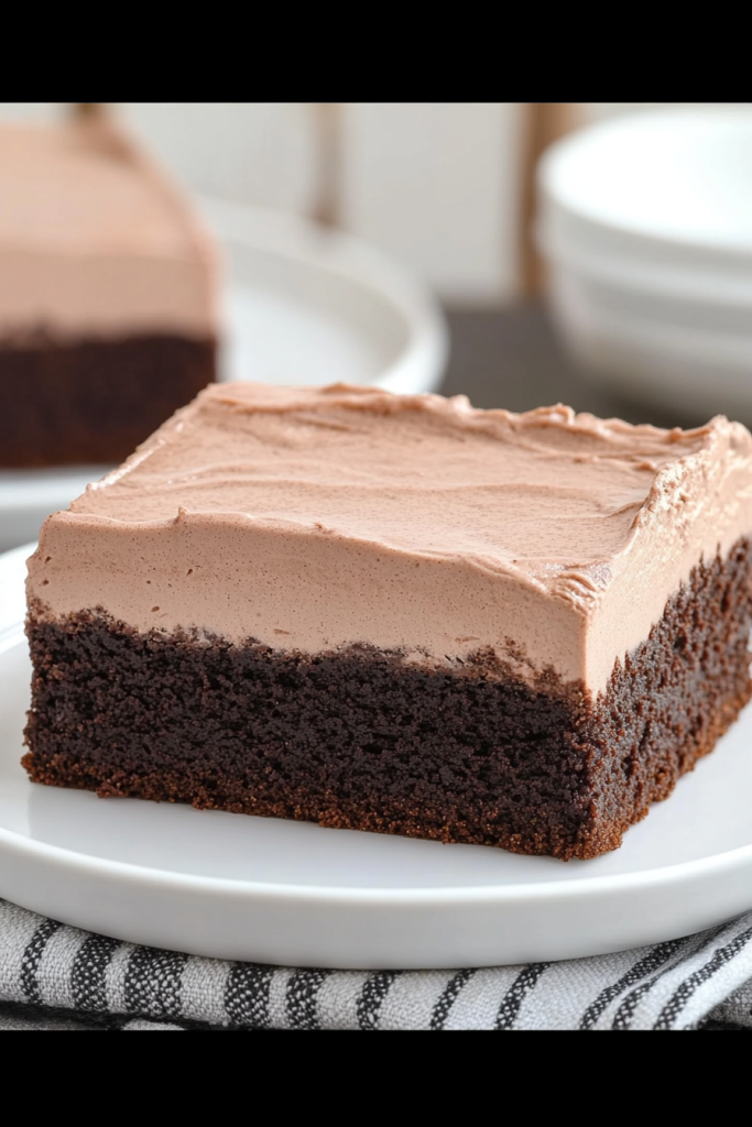 chocolate mousse brownies