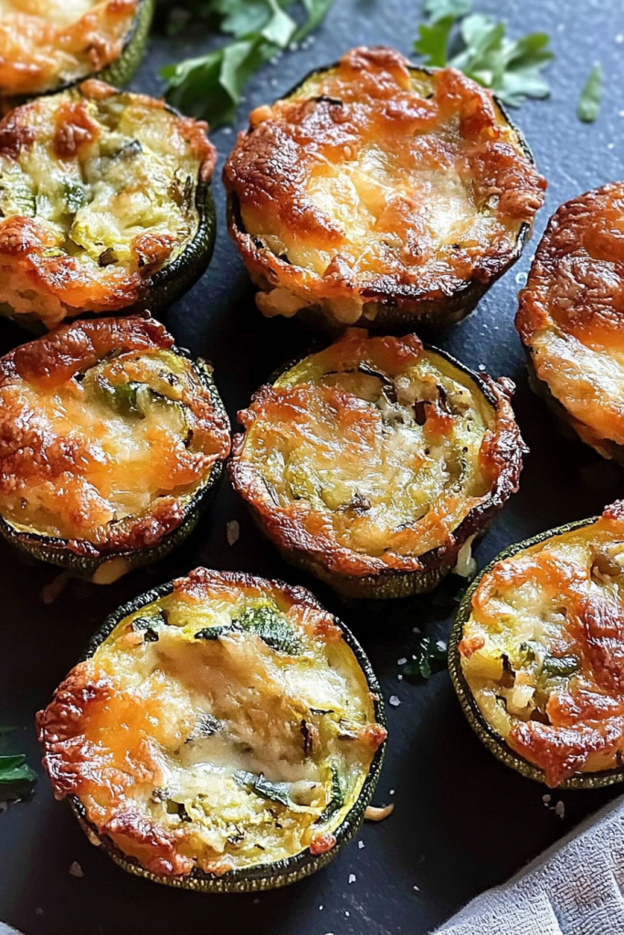 easy cheesy zucchini bites