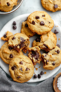 healthy chocolate chip cookies