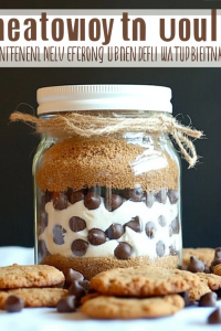 homemade cookie mix jar