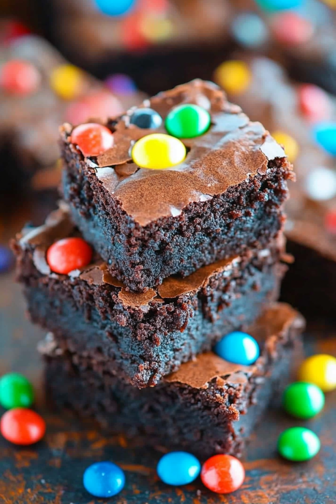homemade cosmic brownies