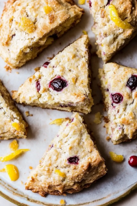 lemon cranberry scones