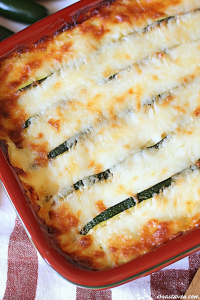 low carb zucchini lasagna