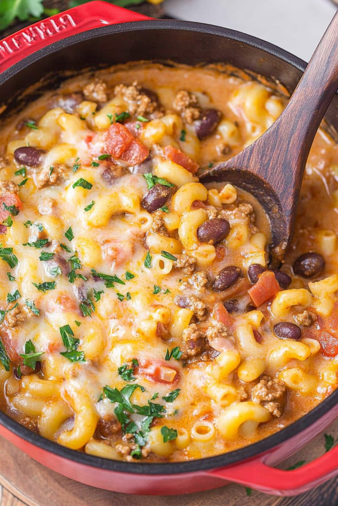 one pot chili mac